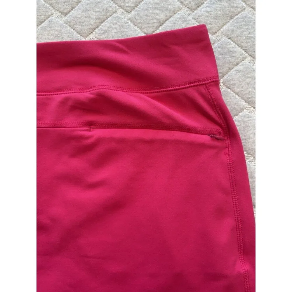 Lands‎ End Skirt Womens Large Pink Skort Tennis Academia Preppy Sporty Athletic